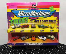Micro Machines #5 Volkswagens Volkswagen 5-Car Set Unopened Vintage 1997 picture