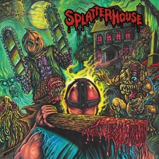 SPLATTERHOUSE Soundtrack NEON GREEN VINYL LP - Sealed with Halloween Decoration picture