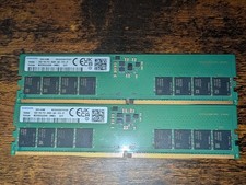 Samsung 32GB (2x16GB) DDR5-5600 UDIMM PC5-44800 1Rx8 M323R2GA3DB0-CWM Dell OEM picture