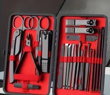 Women Men Manicure Pedicure Set Finger Toe Nail Clippers Scissors Grooming Kit picture