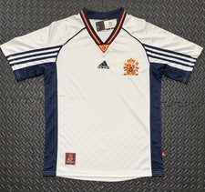 Vintage Spain 2000 2002 Away Soccer Jersey Euro 2000 España Retro Shirt  Size M picture