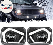 5x7 7x6 H6054 LED Headlights DOT Hi Low DRL Turn Signal Cherokee XJ picture