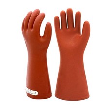 Electrical Insulated Rubber Gloves Electrician 12Kv High Voltage Safety picture