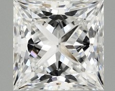 2.18 Ct Princess Cut IGI Certified Lab-Grown CVD Diamond F VS1 Loose Stone picture