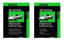2003 Toyota MR-2 Factory Shop Service Manual picture