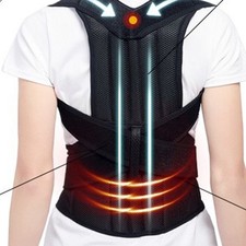 Posture Corrector Back Brace Adjustable Shoulder Support Upper Back Alignment picture