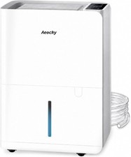 AEOCKY 50 Pint Dehumidifier 3500 Sq Ft w/ Drain Hose BOREAS-001 NEW picture