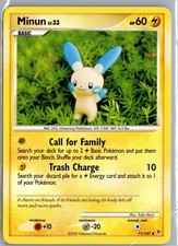 Minun 71/147 Uncommon Supreme Victors Pokemon Moderately Played picture
