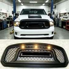 Grill For 2013-2018 Dodge Ram 1500 Rebel Style Front Grille Honeycomb Mesh Black picture