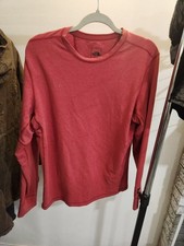 The North Face Red Performance Long Sleeve Mens Large picture