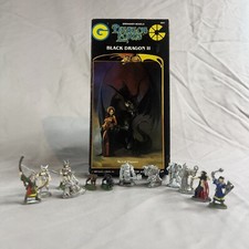 1988 Grenadier Models Dragon Lords Black Dragon II 9601 Box w/ 12 Metal Figures picture