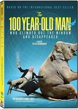 The 100 Year-Old Man Who Climbed Out The Window and Disappeared - DVD - GOOD picture