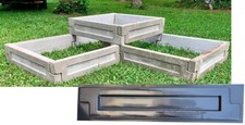DIY Concrete Garden Bed Border Mold, Reusable ABS Form Raised Bed Edging F14-2 picture