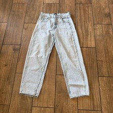 BDG Women's High-Rise Carrot Jeans Size 27 Light Wash Blue Denim 5-Pocket picture