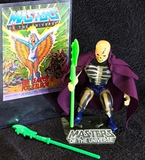 1987 SCARE GLOW • w/VINTAGE COMIC & STAND • VINTAGE MASTERS OF THE UNIVERSE picture