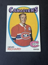 1971-72 Topps Hockey #120 Henri Richard (HOF) - Montreal Canadiens EX+ picture