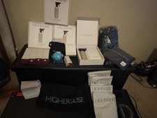 HIGHERDOSE wellness bundle lot, serotonin soak, endorphin oil, go matt covers picture