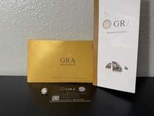 5 Ct Certified GRA Moissanite Diamond, Elegant Round Cut ONLY VVS1 - D picture