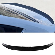 Adjustable Rear Spoiler Trunk Roof Tail Wing Black For Genesis G70 G80 G90  picture