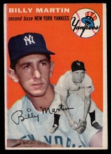 1954 Topps - Billy Martin #13 White Back picture