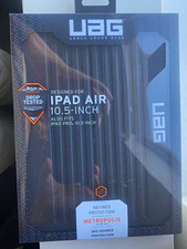 UAG Metropolis Folding Folio Case Black Drop Tested Pencil Holder iPad 10.5 picture
