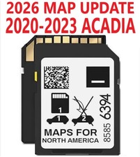 *NEW MAPS* Fits: 2020-2023 ACADIA - 2026 UPDATE Navigation SD Card 85856394 32GB picture