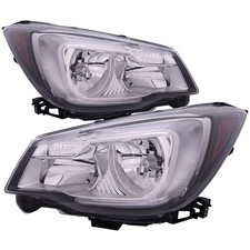 Headlights CAPA Fits 2017-2018 Subaru Forester SU2502158 SU2503158 Halogen picture
