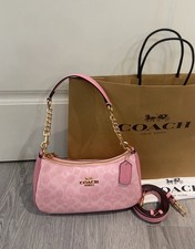 New pink CV933 Shoulder In Signature Canvas outlet Shoulder Bag picture