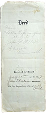 1917 Delaware Property Deed Indenture w/ Notary Seal picture