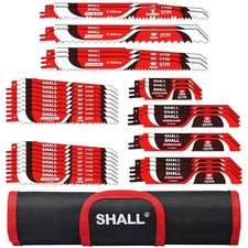 SHALL 34-Piece Reciprocating Sabre Saw Blades Set for Wood & Metal picture