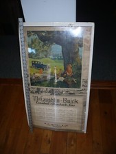 RARE 1925 McLaughlin Buick Canada calendar fetterly and co. morrisburg picture
