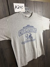 Vintage 2000s T-Shirt Mens Regular Gray Cotton Blend Jersey Tee Original picture