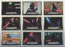 2016 Star Wars Evolution (Topps) EVOLUTION LIGHTSABER Set of 9 Cards (EL1-EL9) picture