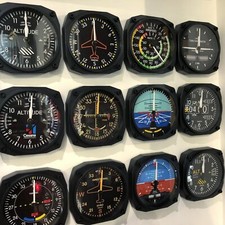 Aviation Wall Clock, Altimeter, Directional, Aviation, Airspeed, Vacuum, Gyro, picture