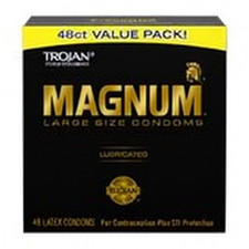 48 PCK TROJAN MAGNUM GOLD CONDOMS  50 PACK-BULK, BUY MORE SAVE MORE exp and 2028 picture
