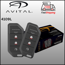 AVITAL 4109L / 1-WAY CAR REMOTE START & KEYLESS ENTRY SYSTEM W/ 2 REMOTES  *NEW* picture