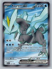 Kyurem ex Holo Ultra Rare SV: Black Bolt 157/086 Pokemon NM MC3 picture
