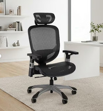 NEW - Staples Hyken Ergonomic Mesh Swivel Task Chair Black ST63137 picture