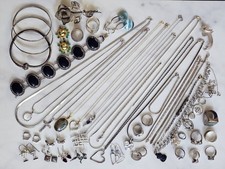Beautiful Sterling Silver Jewelry Lot 341 Grams. Wearable Jewlery Lot.  picture