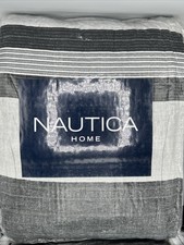 NEW Nautica - Ardmoore Grey,  Twin Quilt Set, Cotton Reversible Bedding, Dorm picture