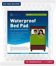 Soft Quilted Underpad, Full Size Bed Pad - Absorbent and Washable picture