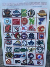 VINTAGE NHL THROWBACK 2026-2027 MAGNETIC STANDING BOARD W/40 RUBBER MAGNETS NEW picture