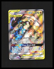 Reshiram & Zekrom GX (Full Art) Pokémon SM Cosmic Eclipse 222/236 Holo picture