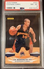 2009 Panini Stephen Curry ROOKIE #307 PSA 8 picture