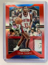 2019-20 Panini Prizm ISIAH THOMAS Red Parallel #'d /299 PISTONS picture