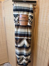 Wrangler Southwestern Geometric Plush Throw in Brown, Cream & Black picture