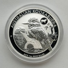 2019 Australian Kookaburra Pig Privy 1oz .9999 Silver Perth Mint Coin In Capsule picture