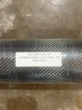 Carbon Fiber 6.2oz Twill 50” 10yd Roll picture