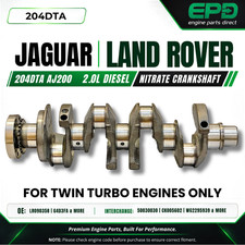 LAND ROVER JAGUAR NITRATE CRANKSHAFT 204DTA AJ200 TWIN TURBO 2.0L DIESEL ENGINE picture