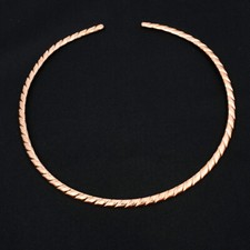 Copper Wire Collar Necklace Neck Wire Copper Wire Adjustable Necklace Jewelry picture